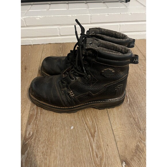 Harley‑Davidson Jasper Men’s Motorcycle Boots Black Leather Size 9.5M D96025 main image 4